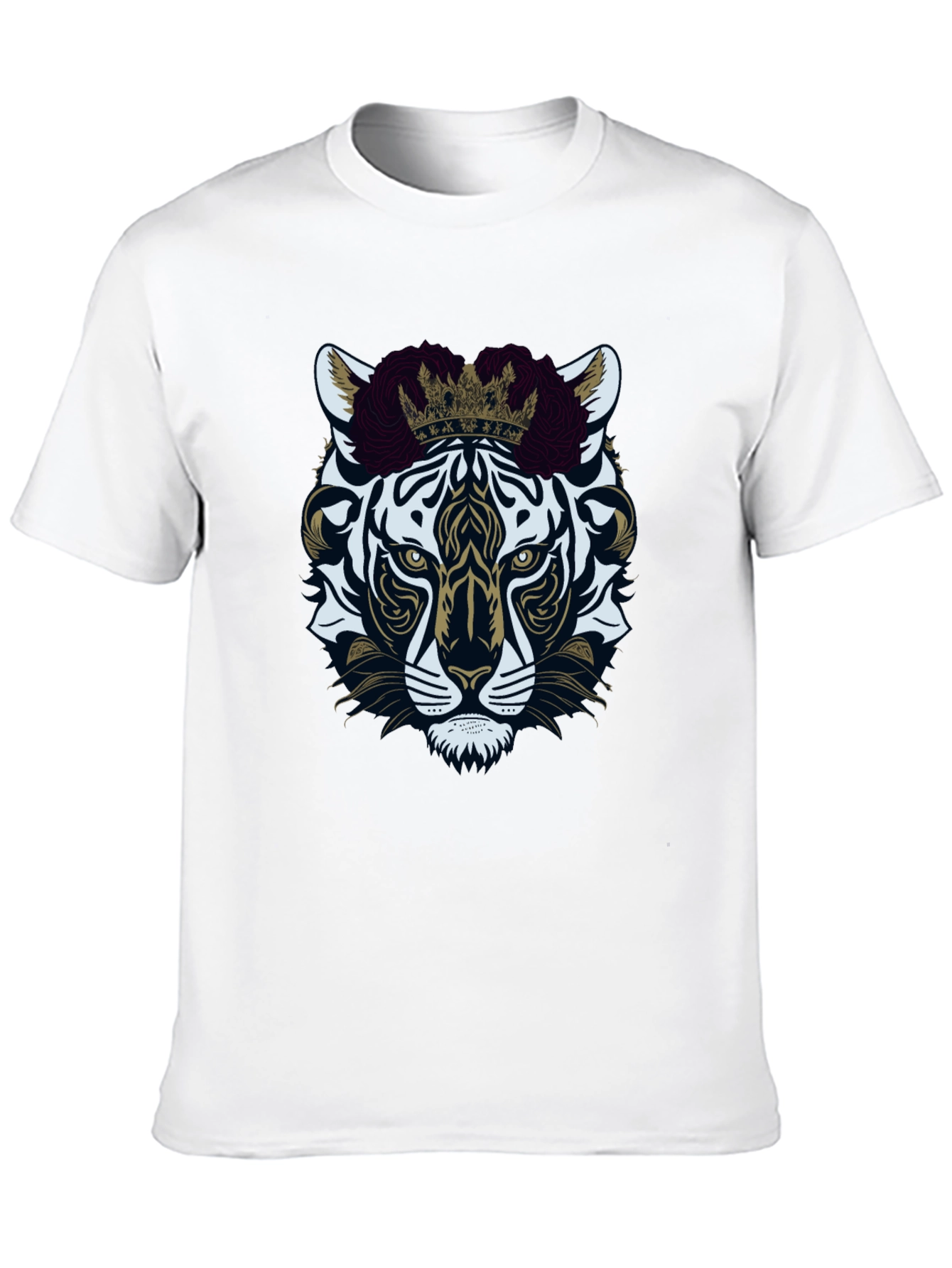 Tiger King Graphic Tee - Premium Black Cotton