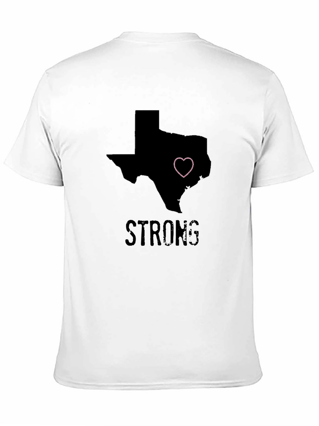 Texas Strong Heart Graphic Tee - Black
