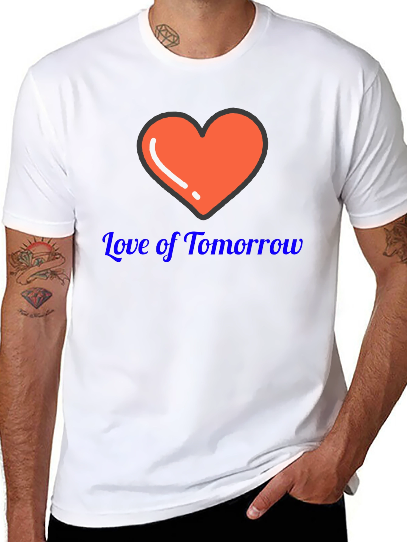 Love of Tomorrow Graphic T-Shirt - Trendy Design