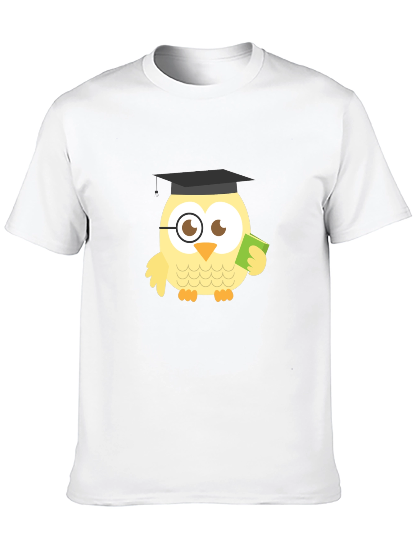 Funny Owl Grad Black T-Shirt