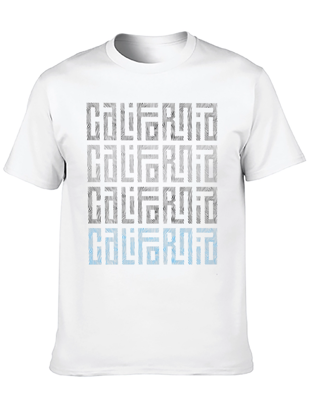 California Patterned Graphic Print Mens T-Shirt
