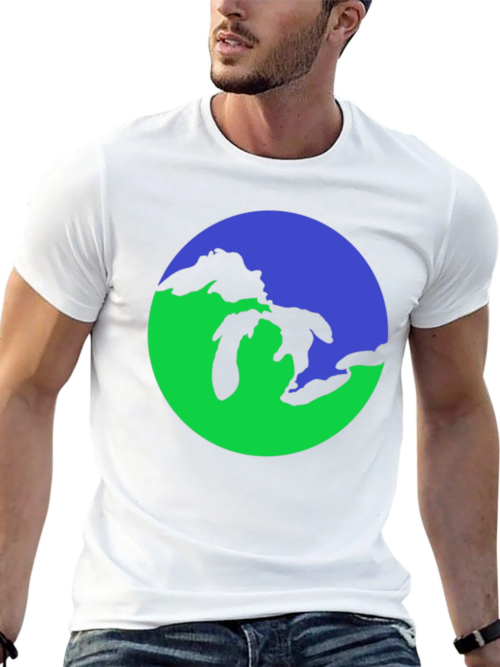 Great Lakes Graphic Tee - Black