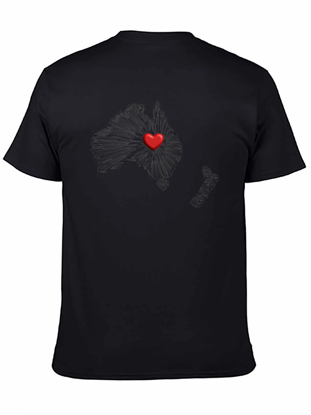 Australia Love Heart T-Shirt