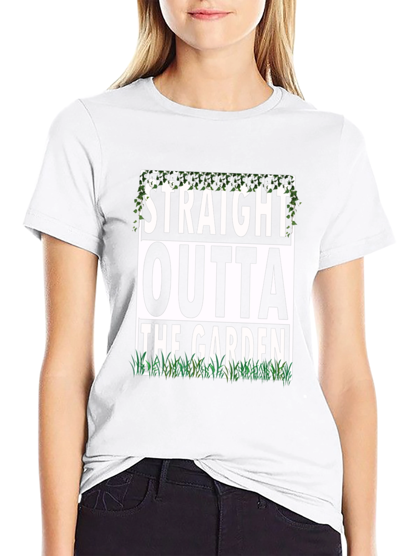 Straight Outta The Garden Funny T-Shirt