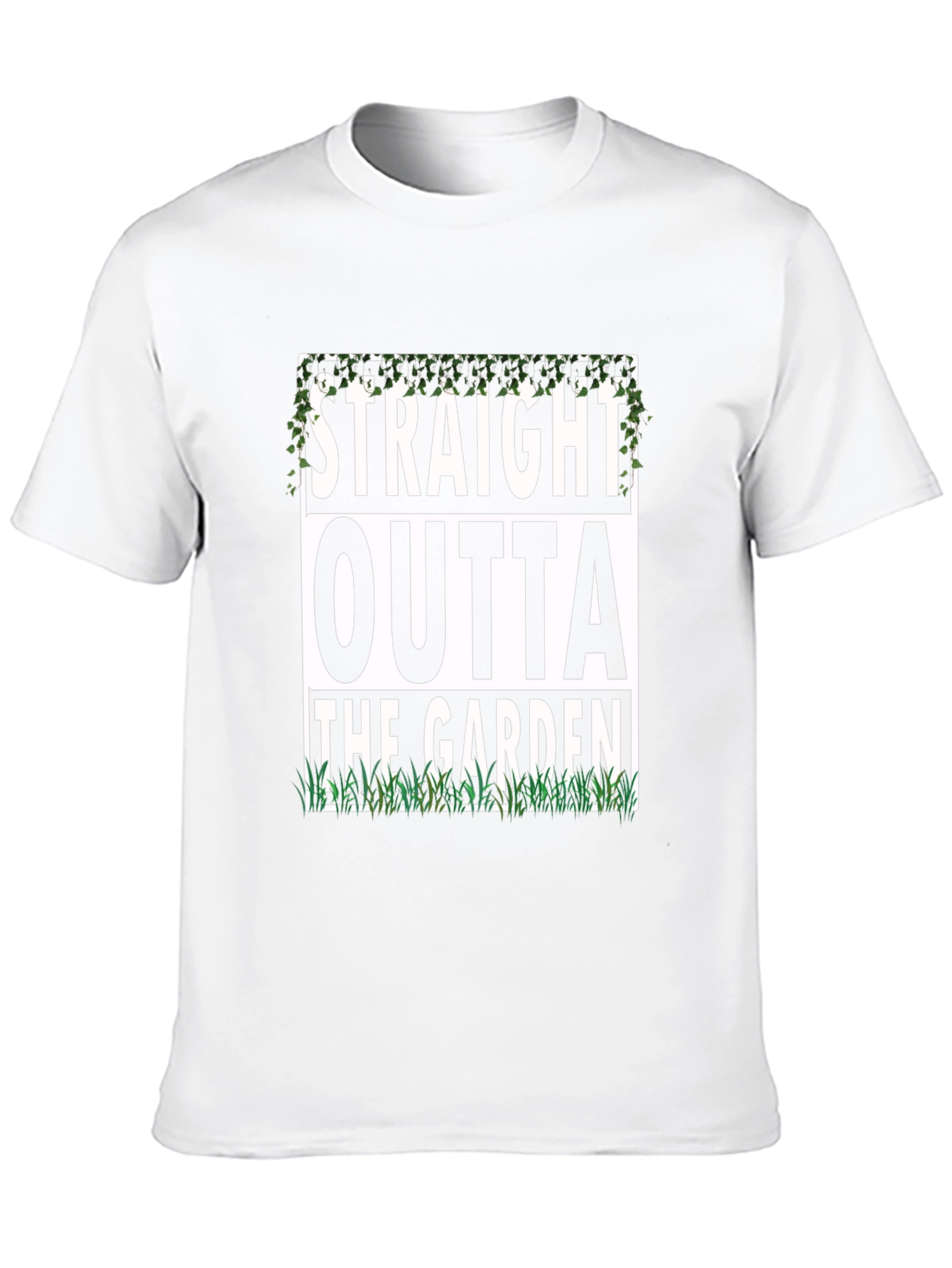 Straight Outta The Garden Funny T-Shirt