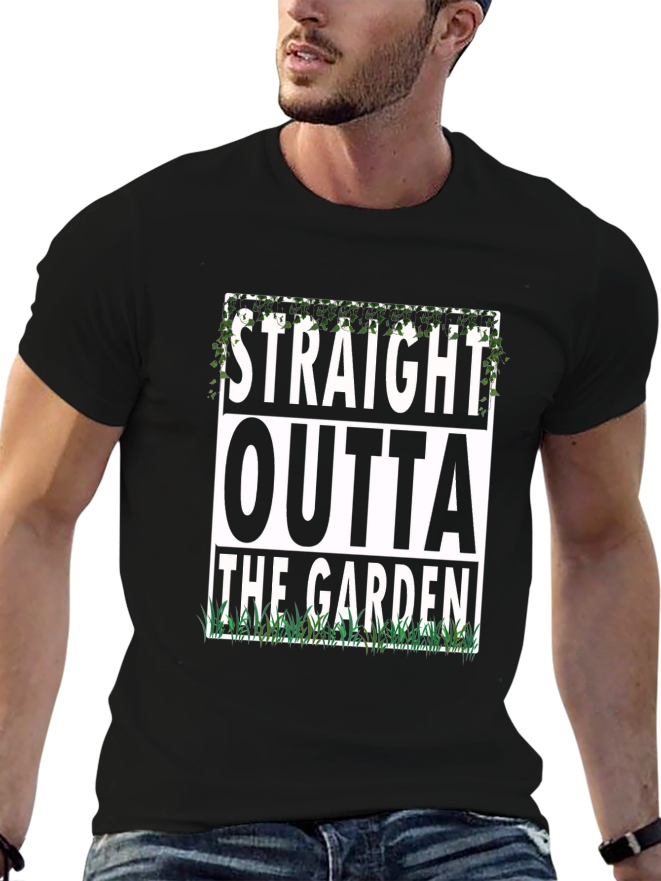 Straight Outta The Garden Funny T-Shirt