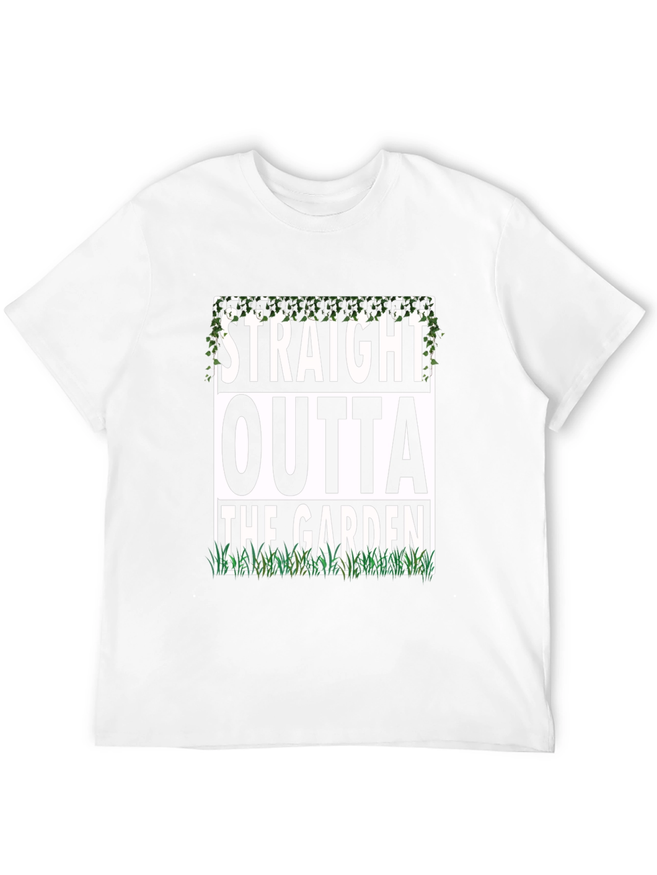 Straight Outta The Garden Funny T-Shirt