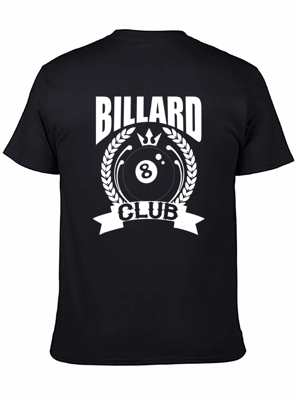 Billiard Club T-Shirt - Cool 8-Ball Design