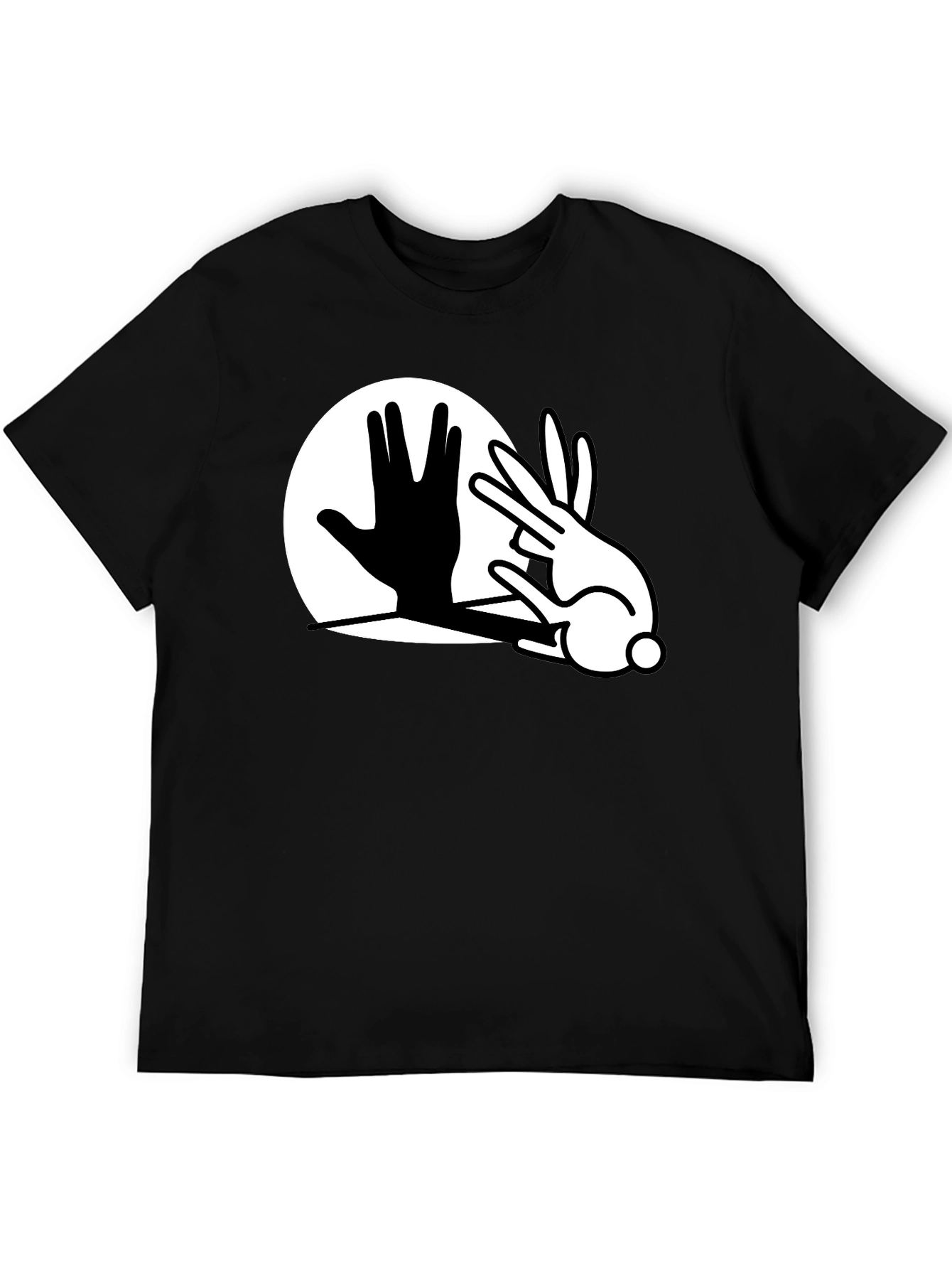 Hand Shadow Puppet Bunny Tee
