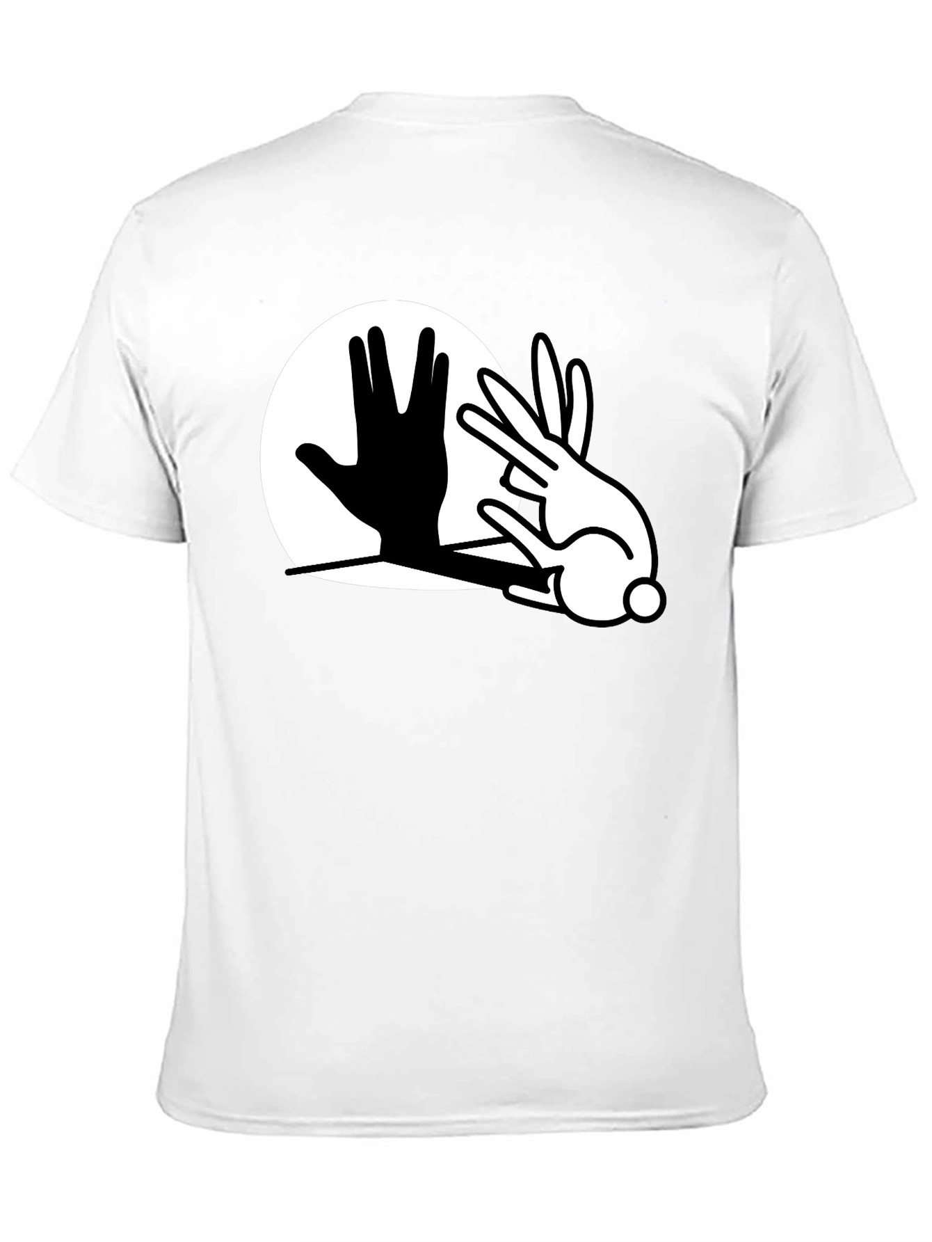 Hand Shadow Puppet Bunny Tee