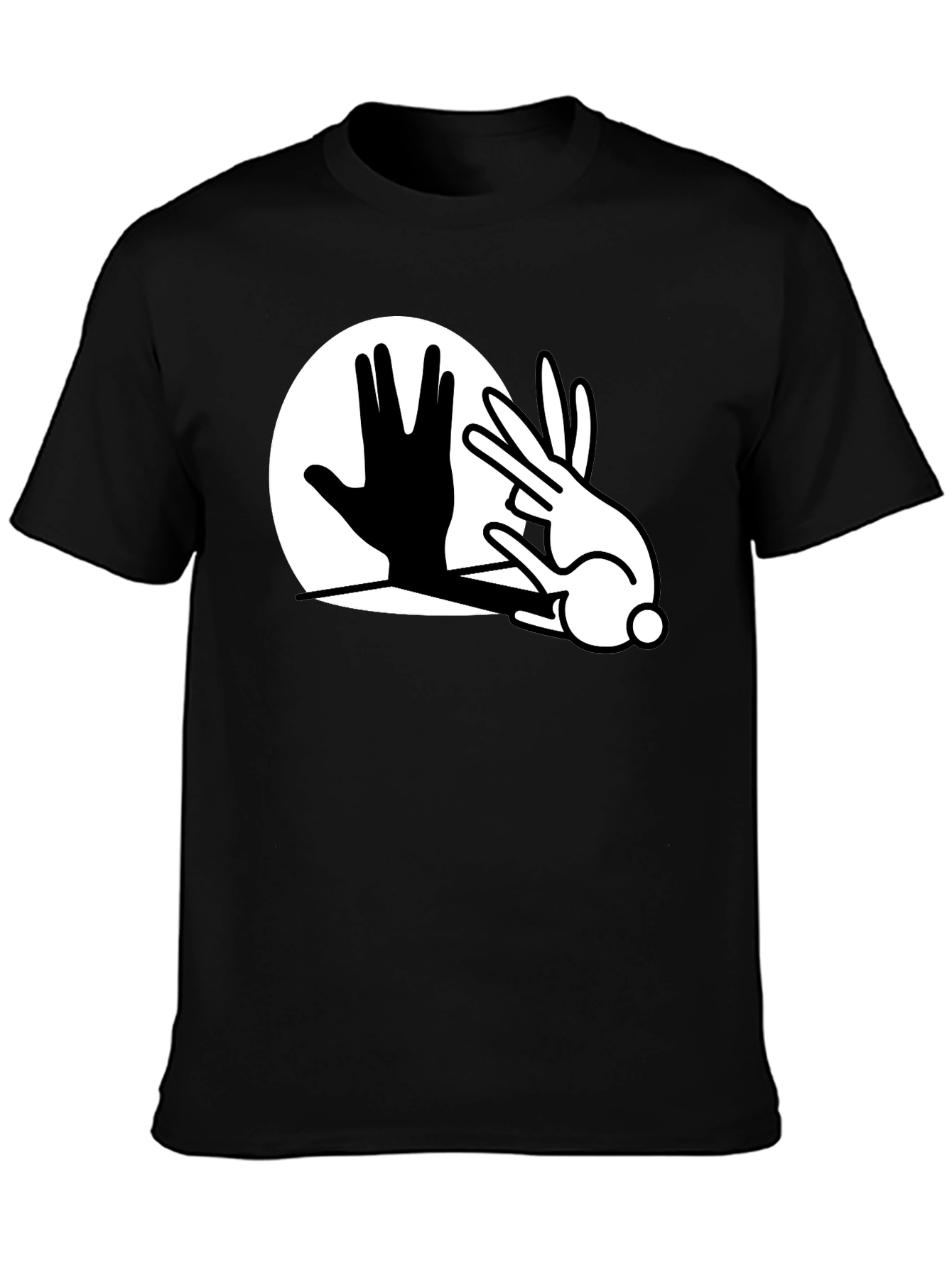 Hand Shadow Puppet Bunny Tee