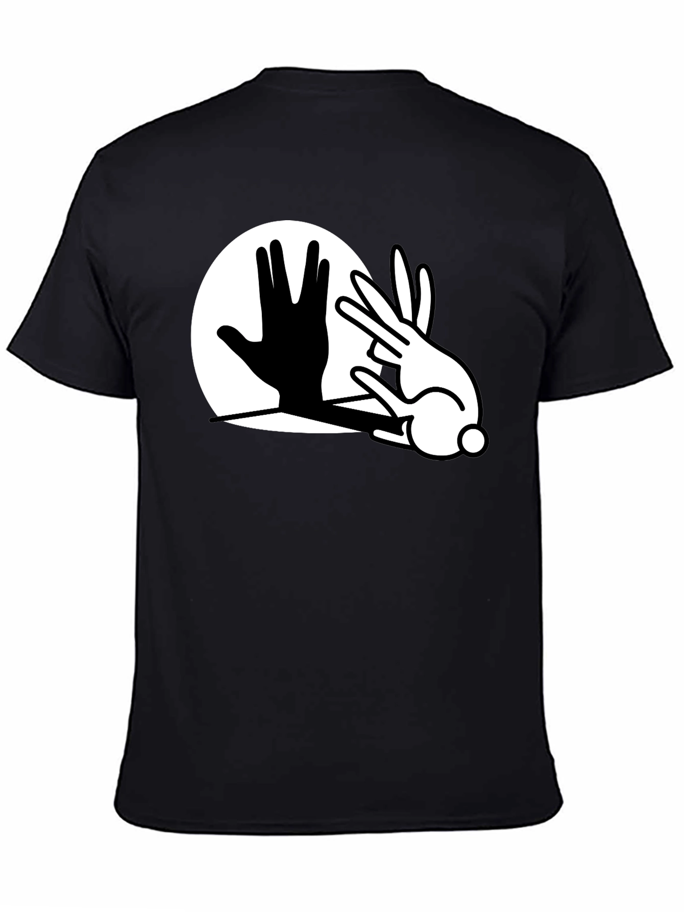Hand Shadow Puppet Bunny Tee
