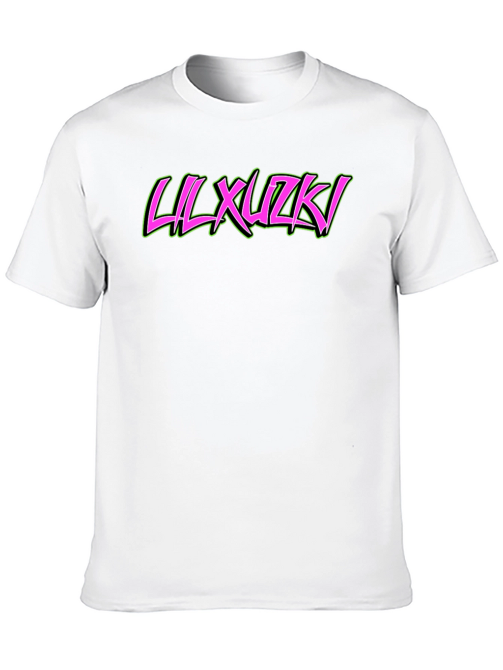 Lil Xuzki Graphic Tee - Trendy Black Cotton T-Shirt