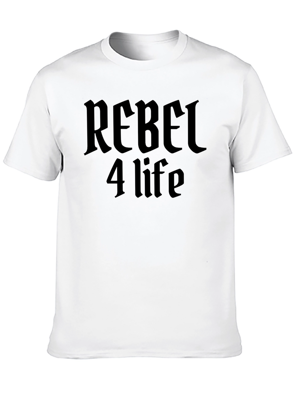 Rebel 4 Life Graphic Tee - Black T-Shirt