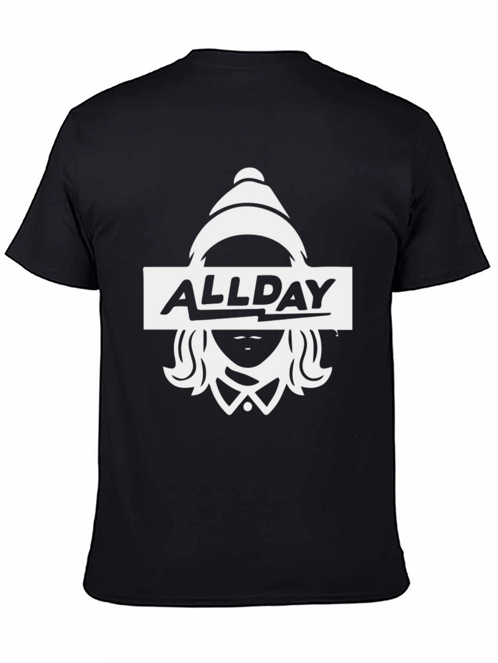 AllDay Graphic Tee - Black Cotton T-Shirt