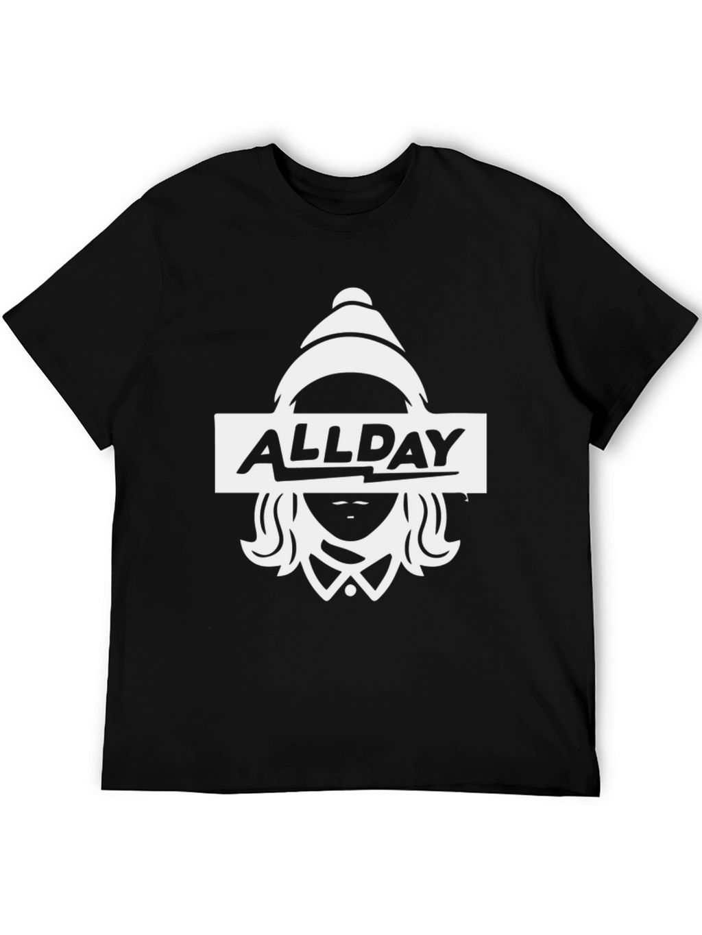 AllDay Graphic Tee - Black Cotton T-Shirt