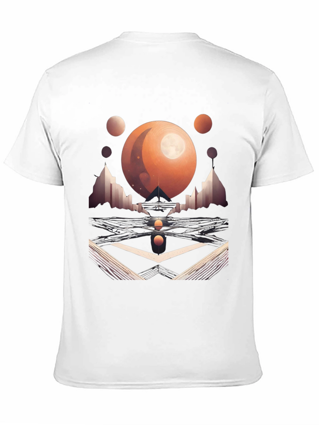 Geometric Galaxy T-Shirt - Modern Graphic Tee