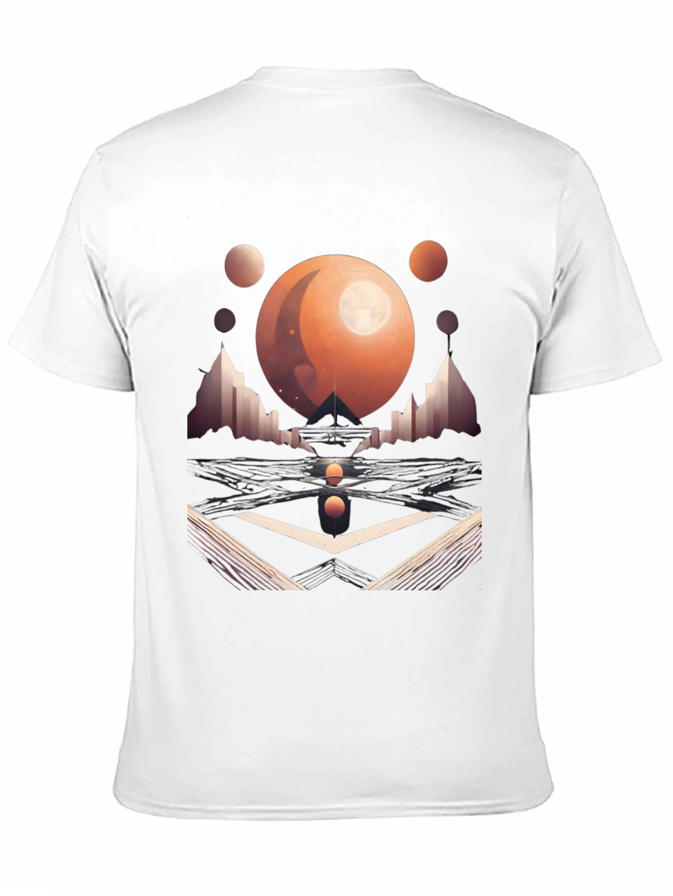 Geometric Galaxy T-Shirt - Modern Graphic Tee