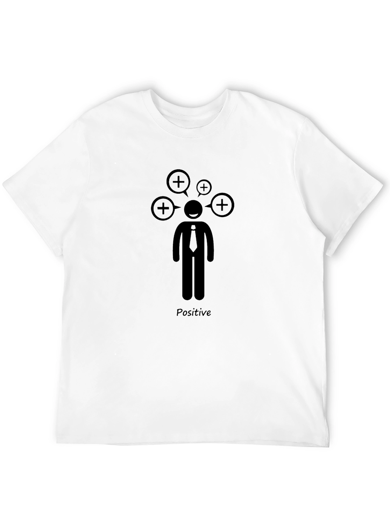 Positive Thinking T-Shirt - Black