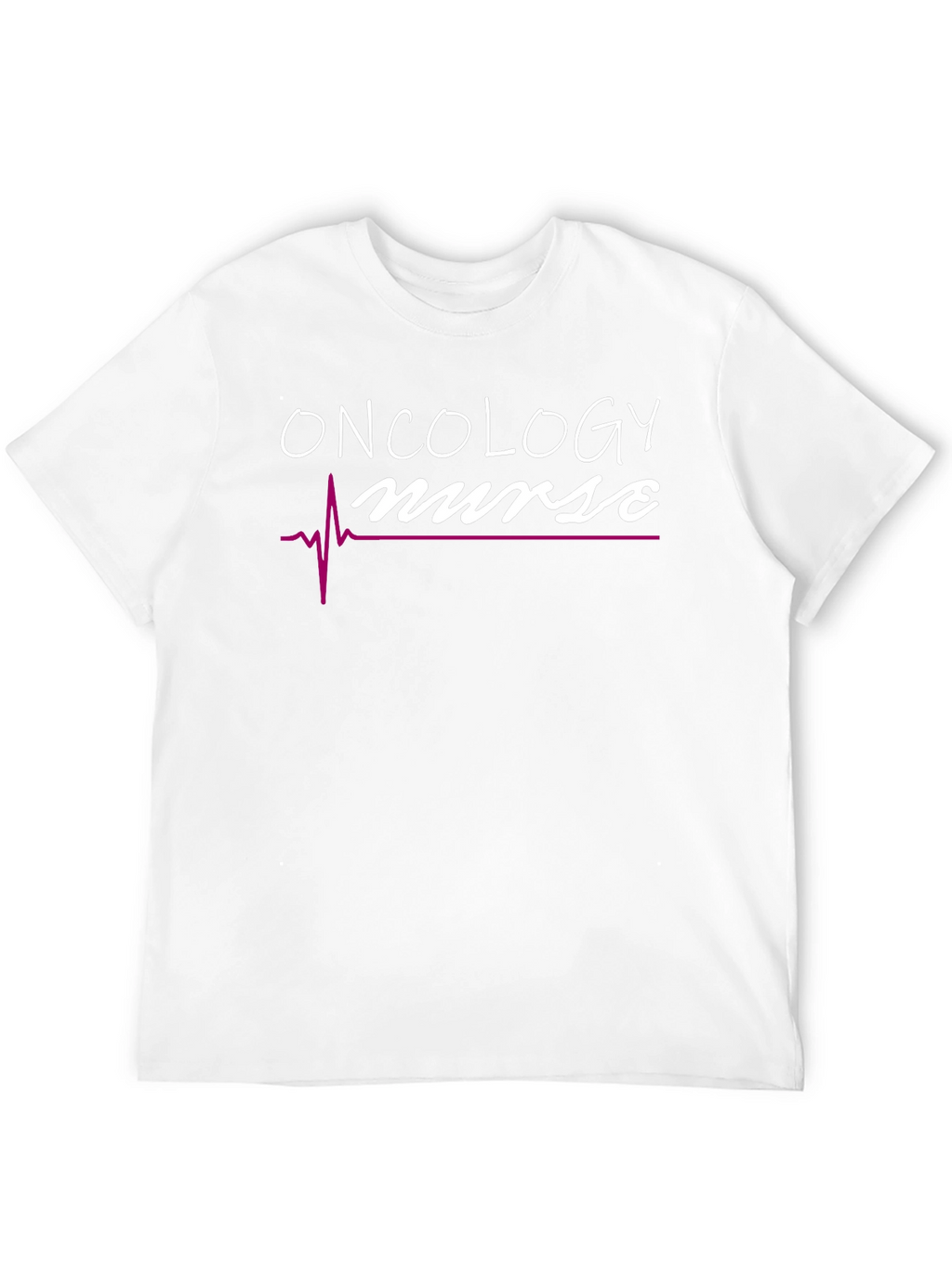 Oncology Nurse T-Shirt - Heartbeat Design