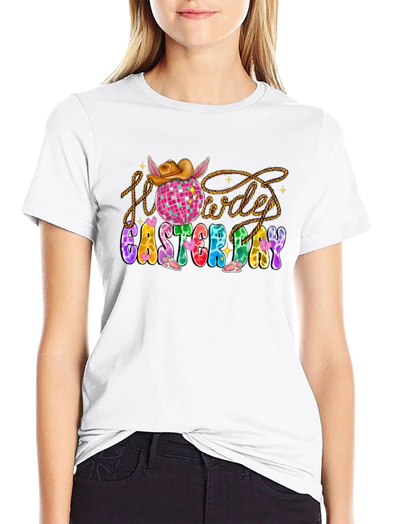 Howdy Easter Day Graphic Tee