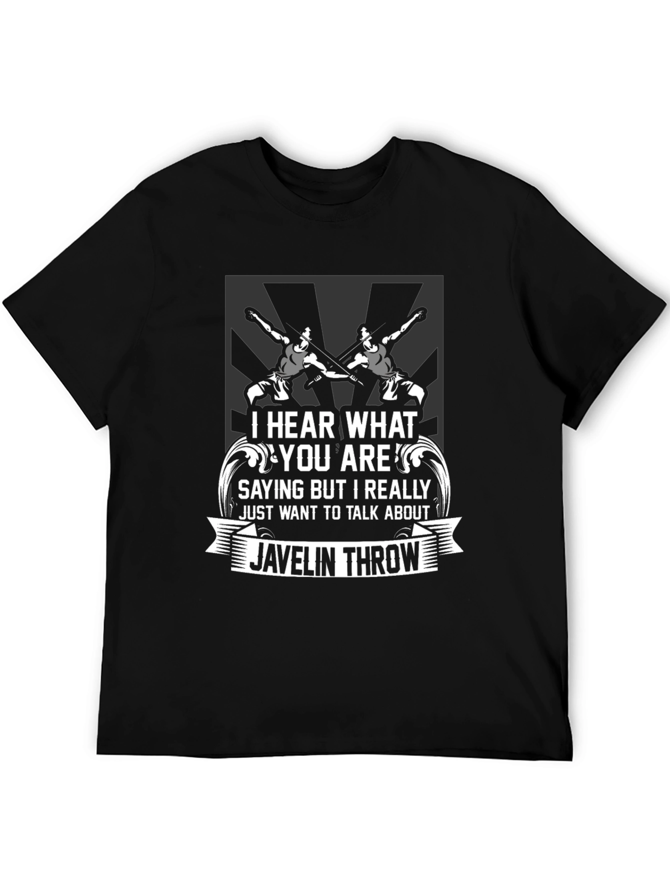 Javelin Throw T-Shirt: Funny Sports Fan Tee