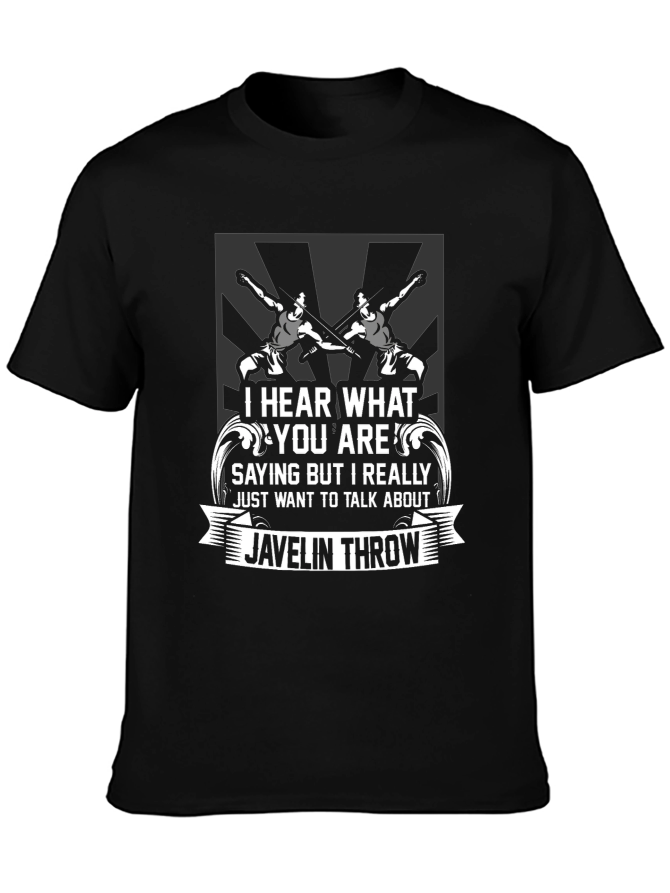 Javelin Throw T-Shirt: Funny Sports Fan Tee