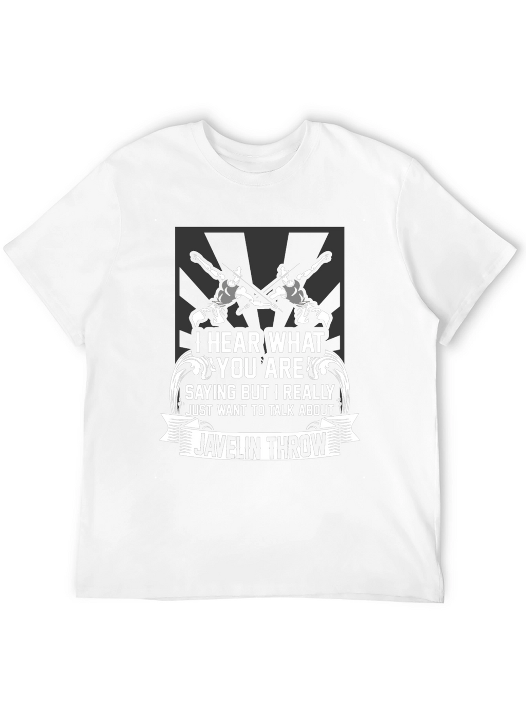 Javelin Throw T-Shirt: Funny Sports Fan Tee