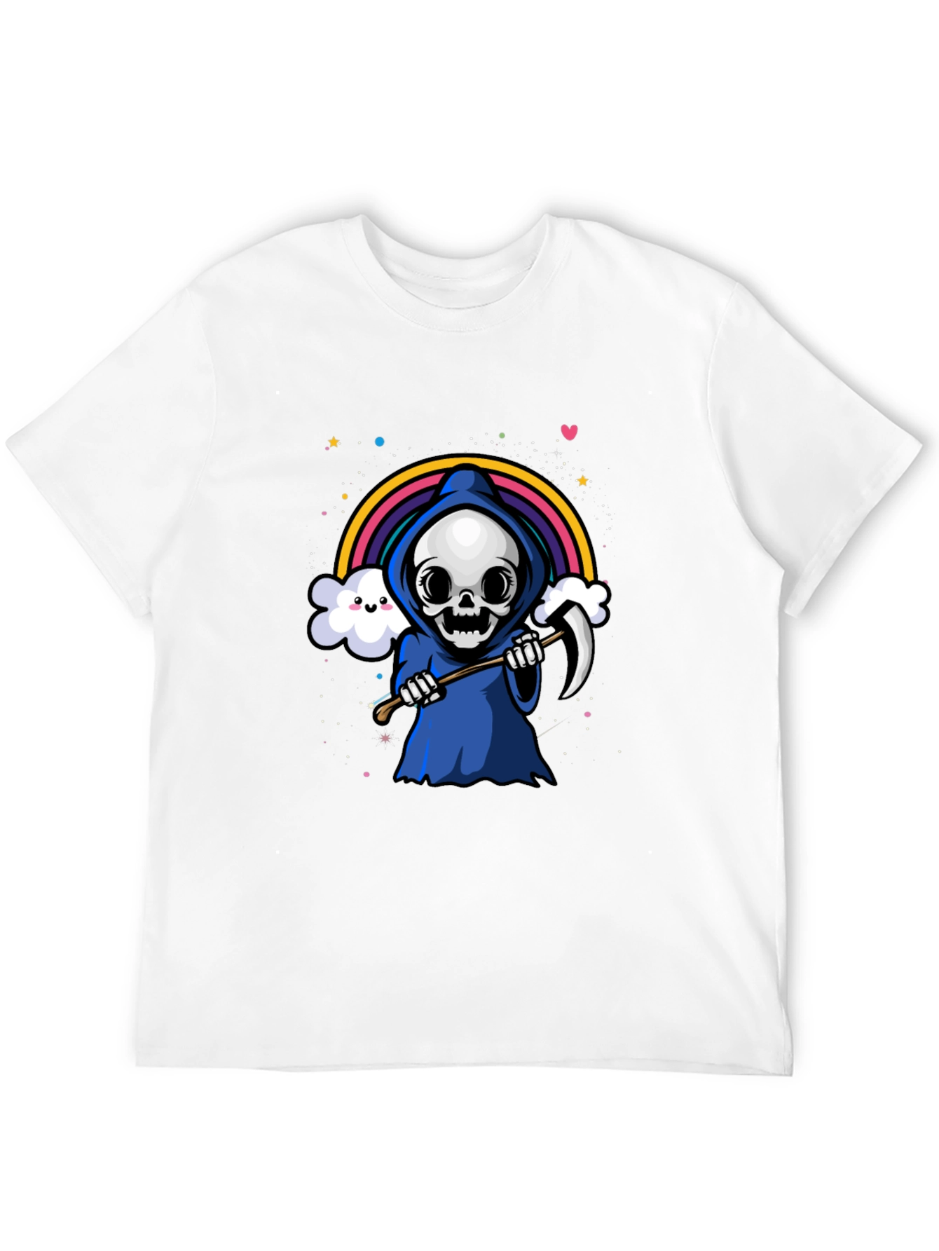 Rainbow Grim Reaper Graphic Tee