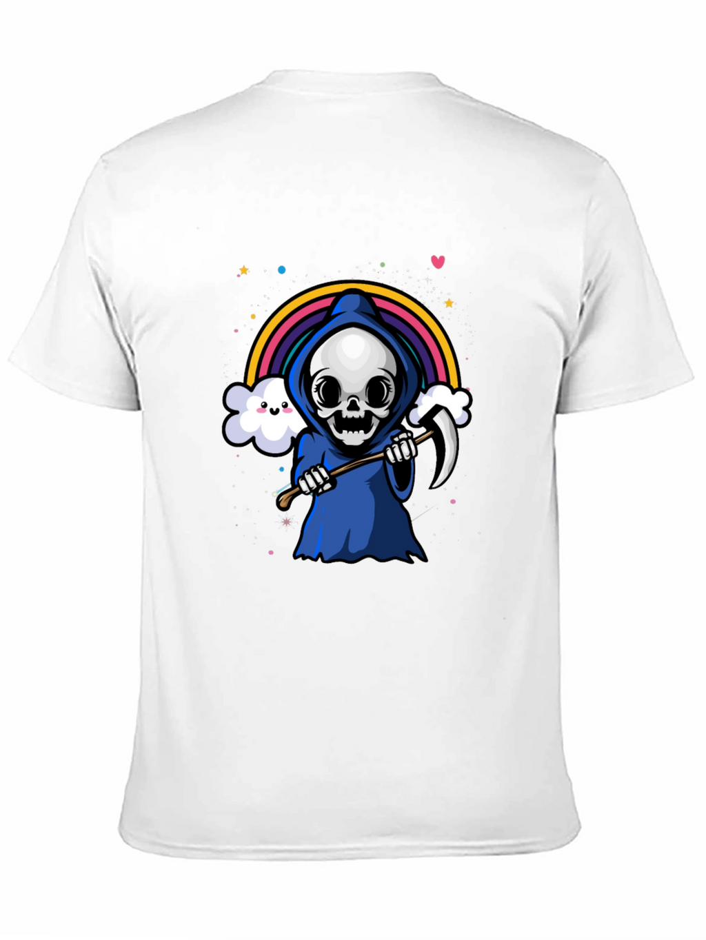 Rainbow Grim Reaper Graphic Tee