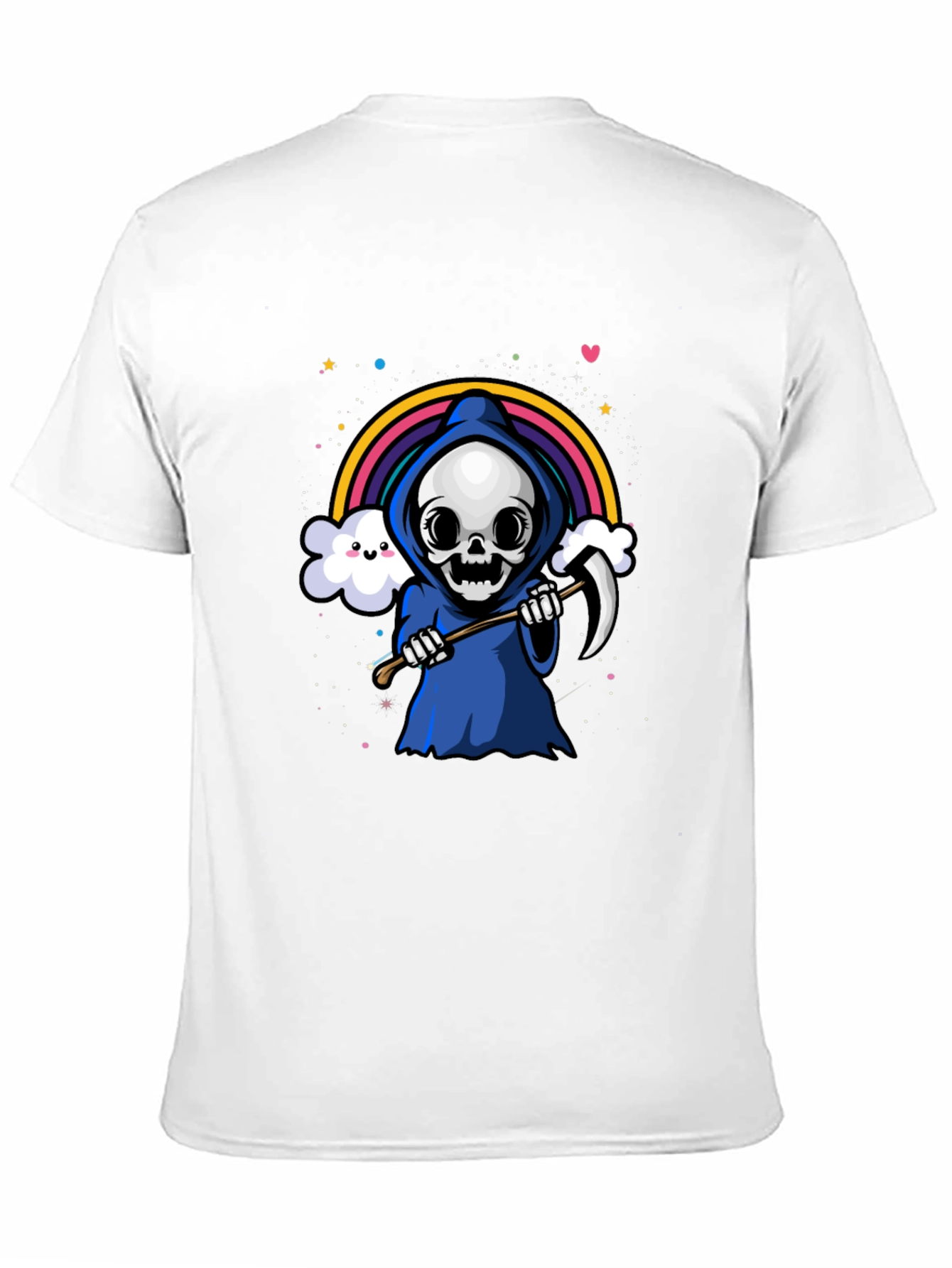 Rainbow Grim Reaper Graphic Tee