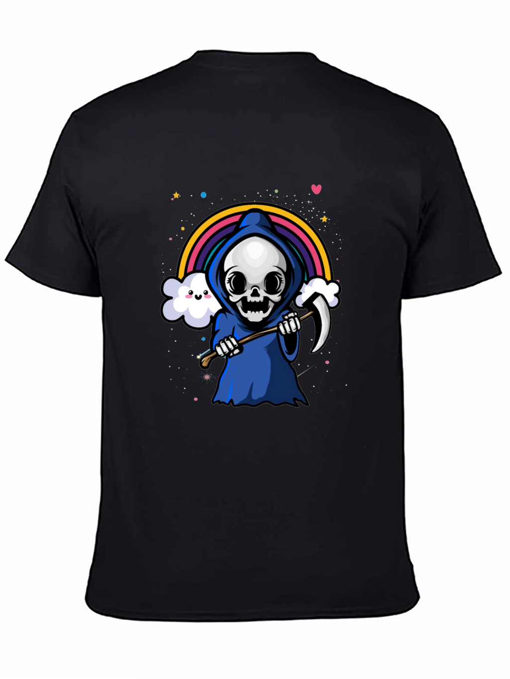 Rainbow Grim Reaper Graphic Tee