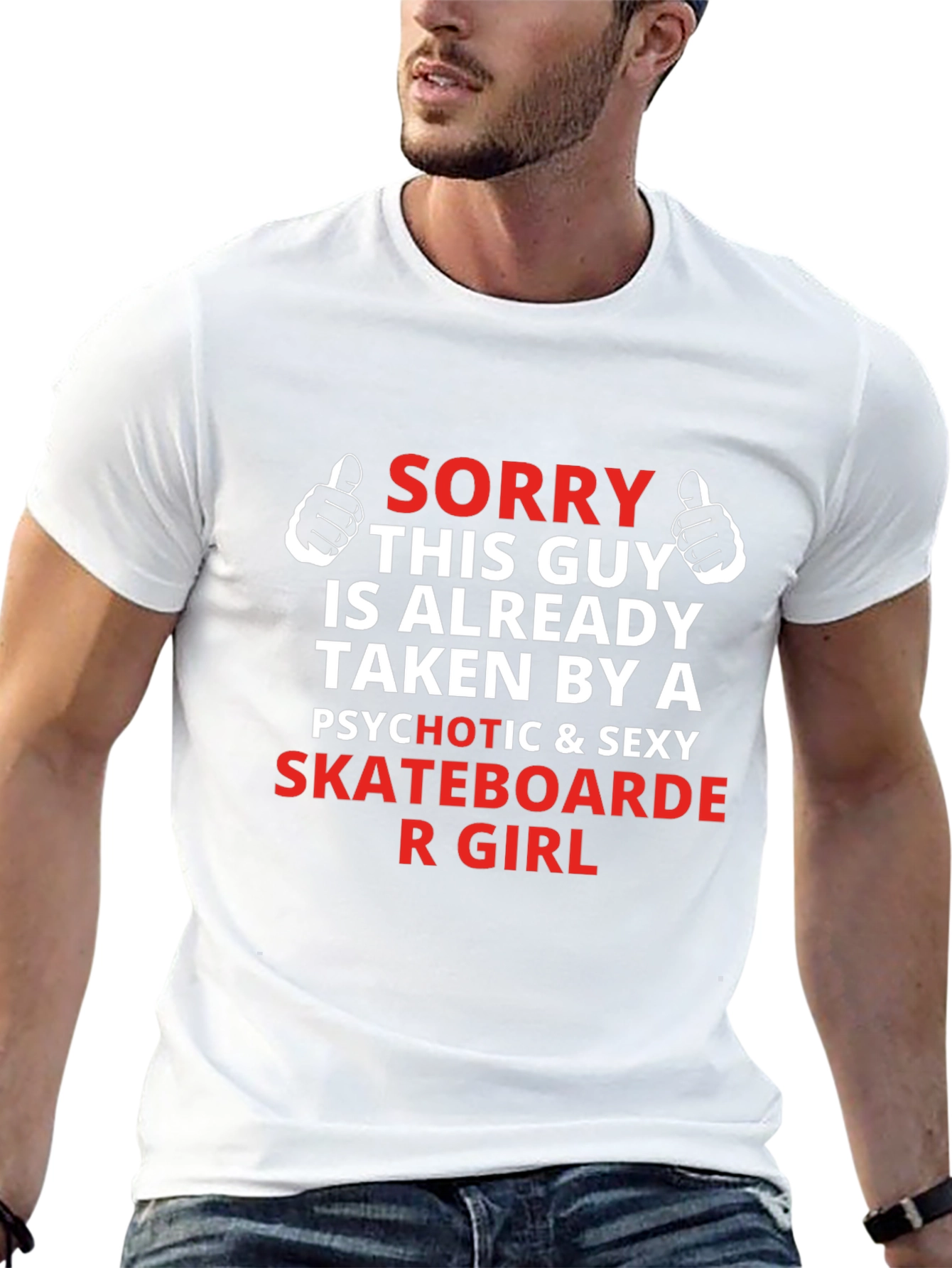 Sorry Taken By A Skateboarder Graphic T-Shirt