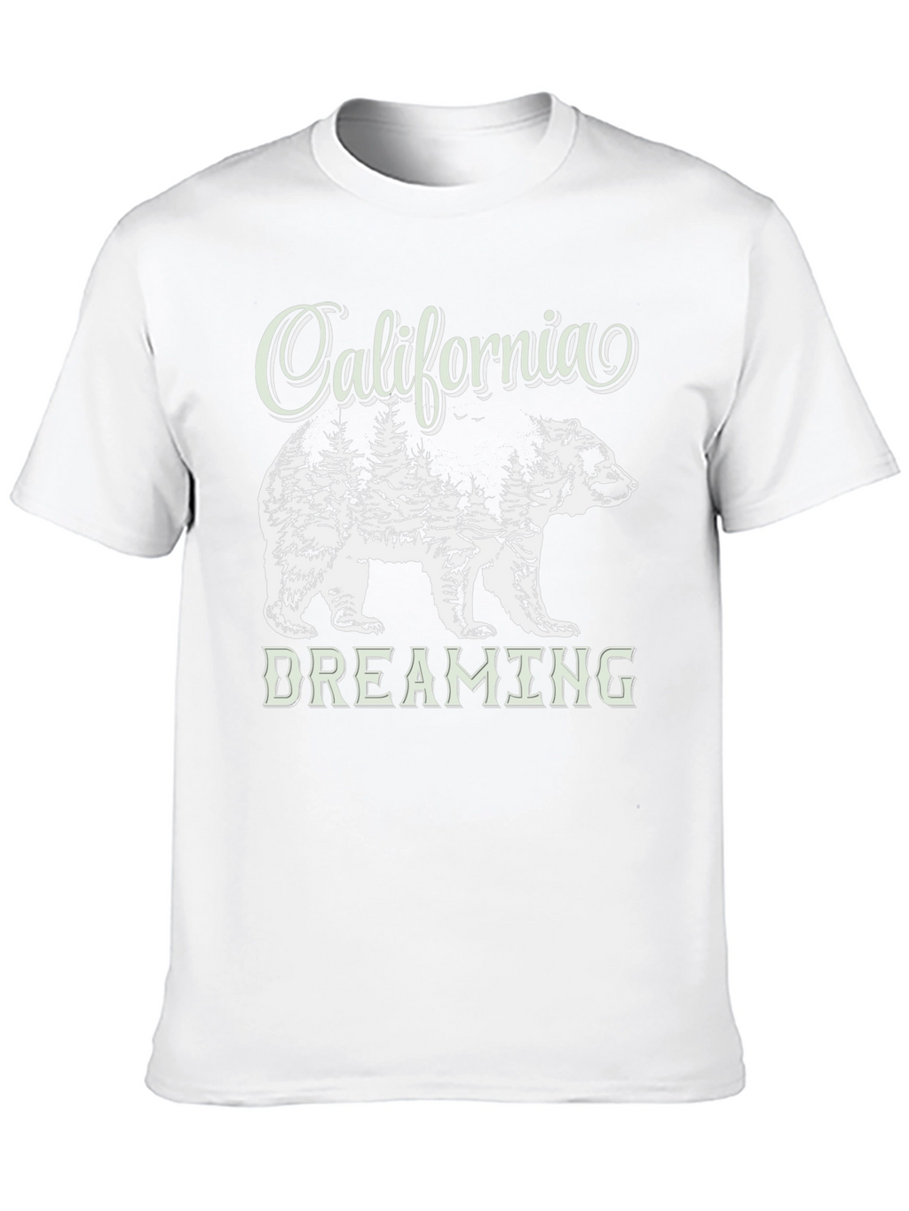 California Dreaming Bear Graphic T-Shirt