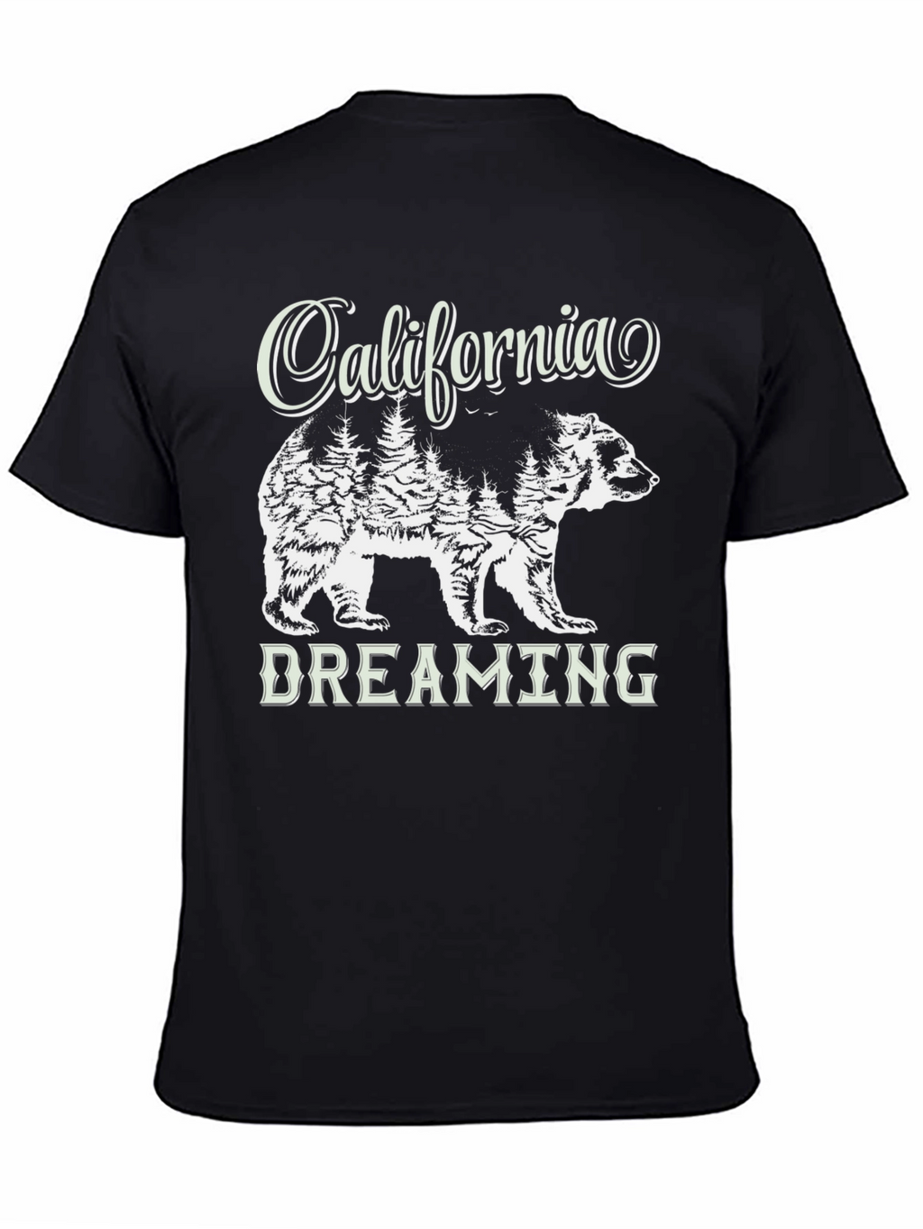 California Dreaming Bear Graphic T-Shirt
