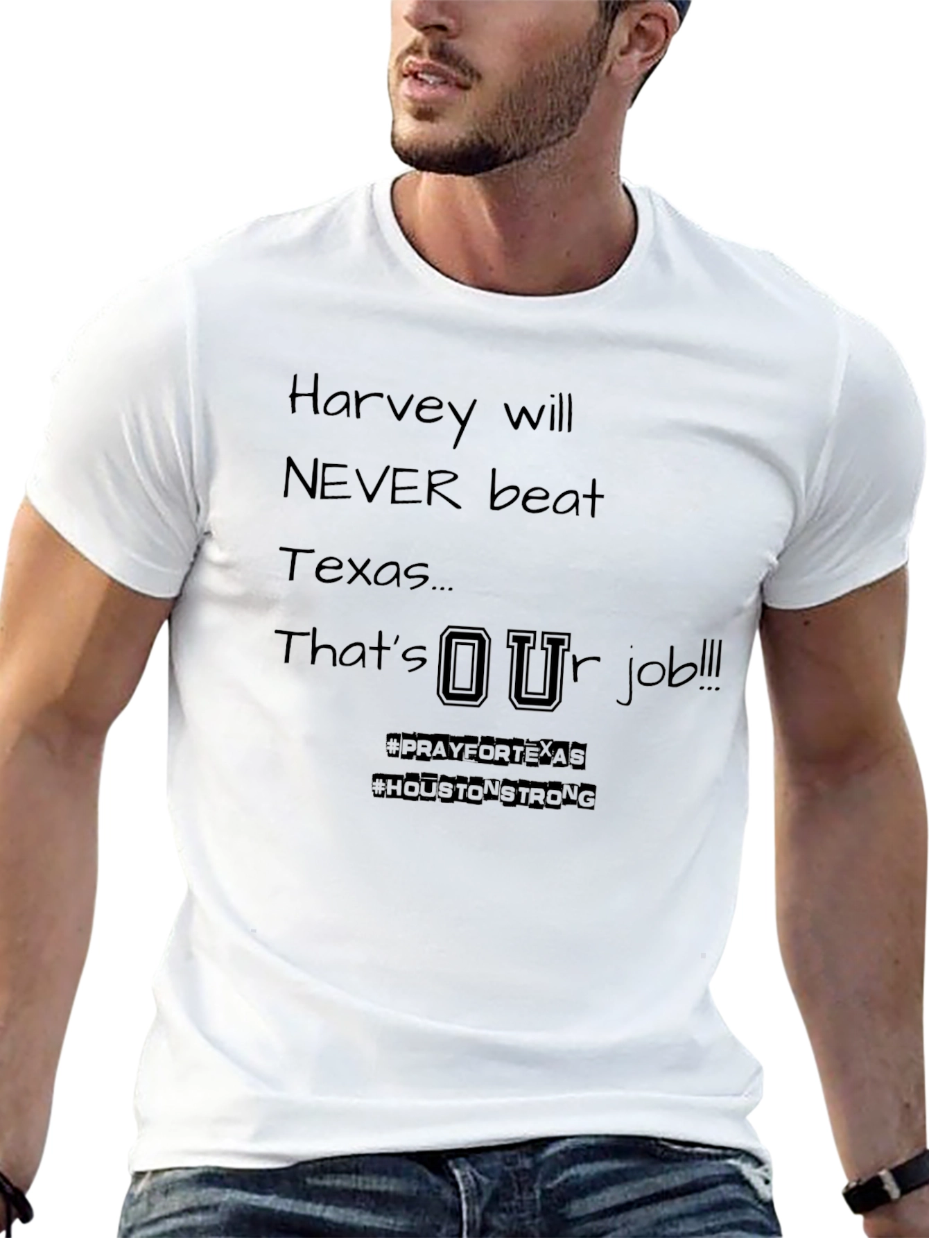 Texas Strong T-Shirt: Harvey Will Never Beat Texas