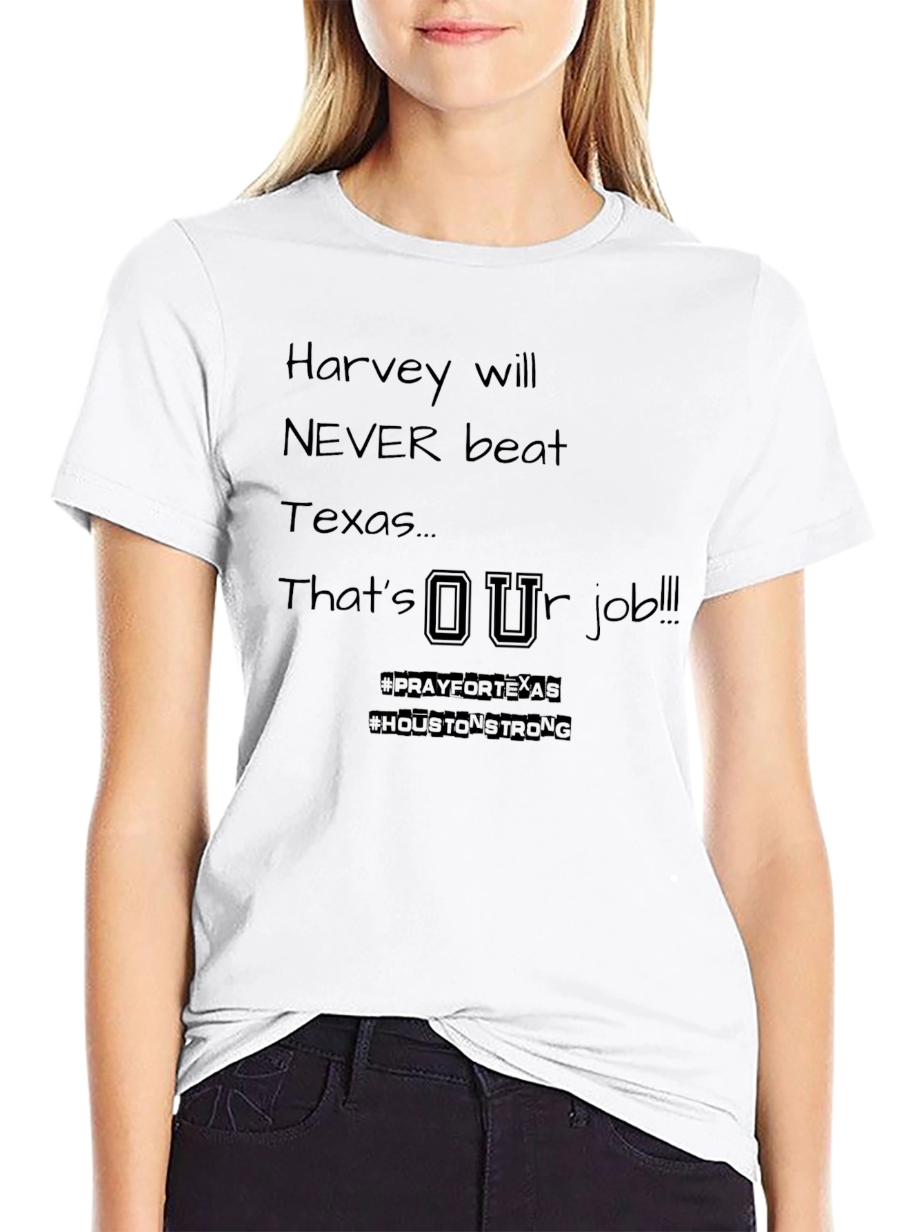 Texas Strong T-Shirt: Harvey Will Never Beat Texas