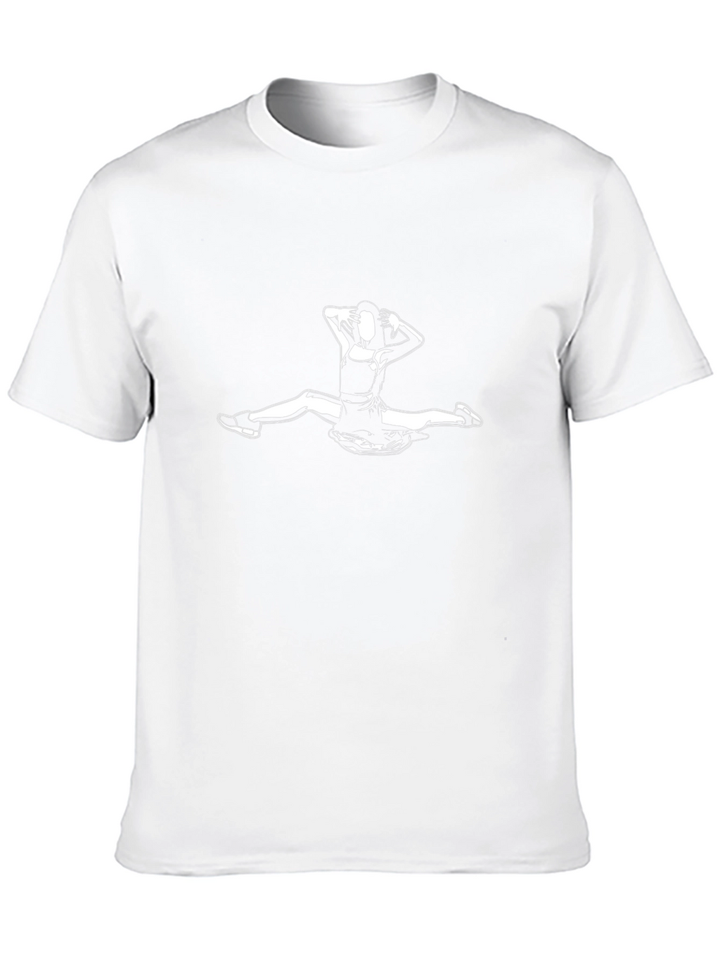 Black T-Shirt with Dancer Graphic