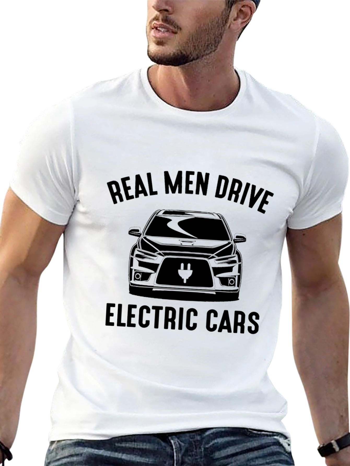 Real Men Drive Electric Cars T-Shirt