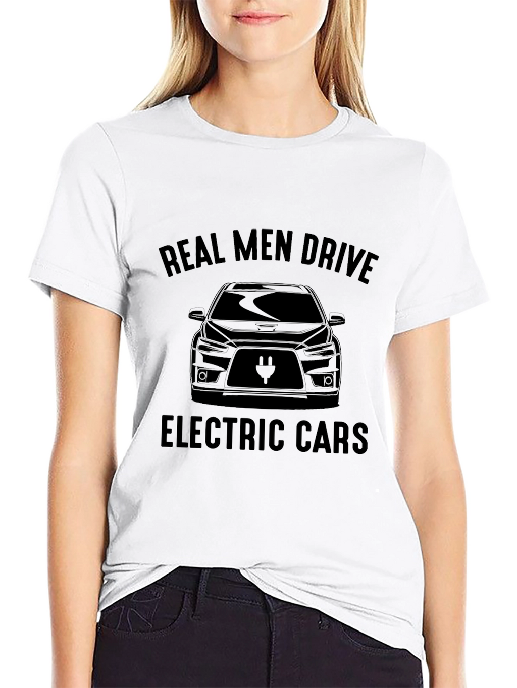 Real Men Drive Electric Cars T-Shirt