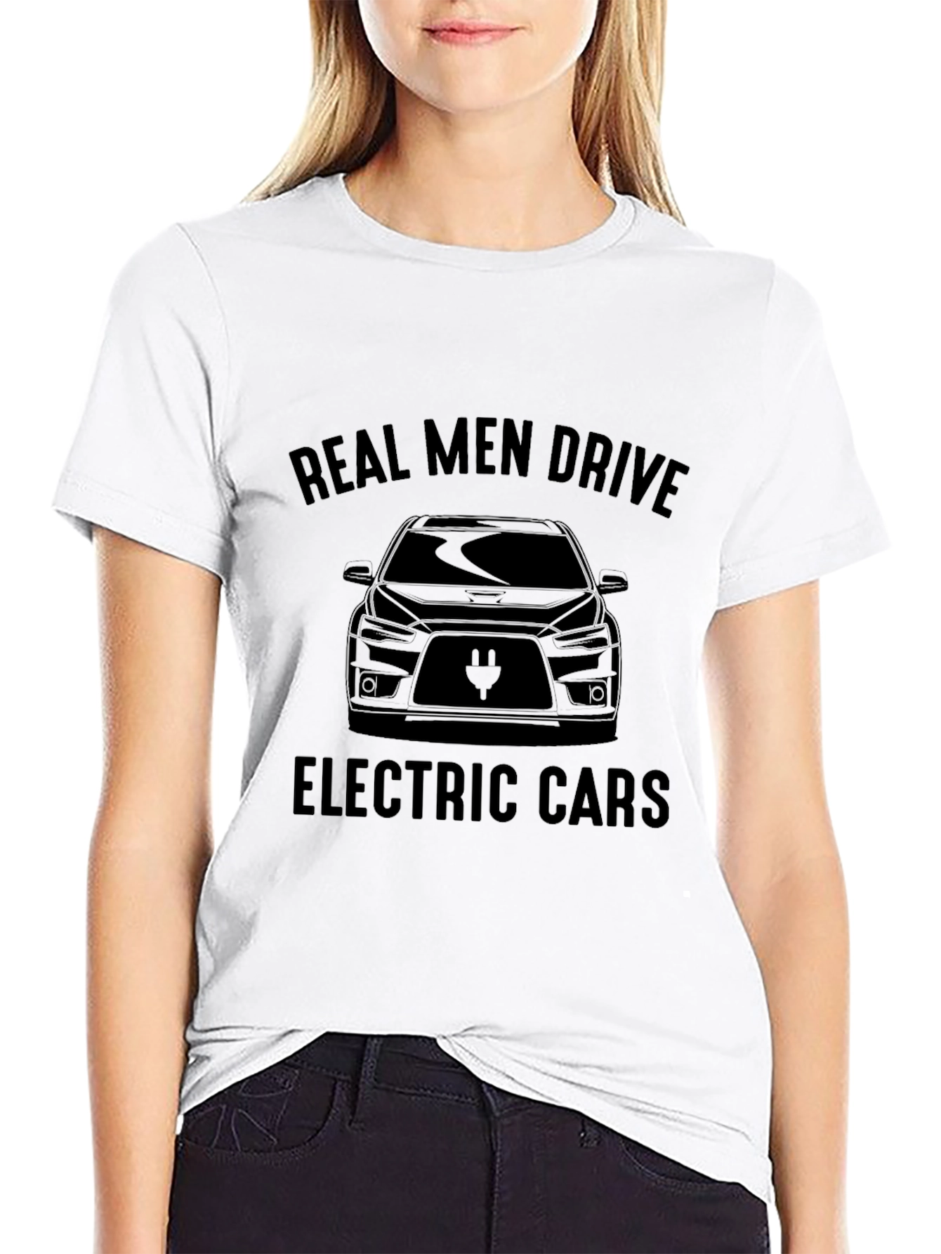 Real Men Drive Electric Cars T-Shirt