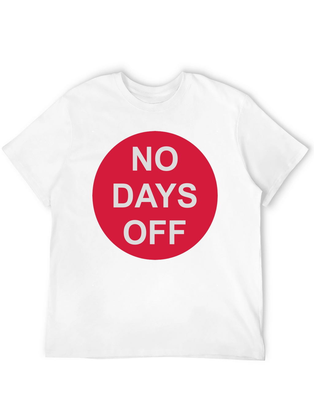 No Days Off Graphic Tee - Black