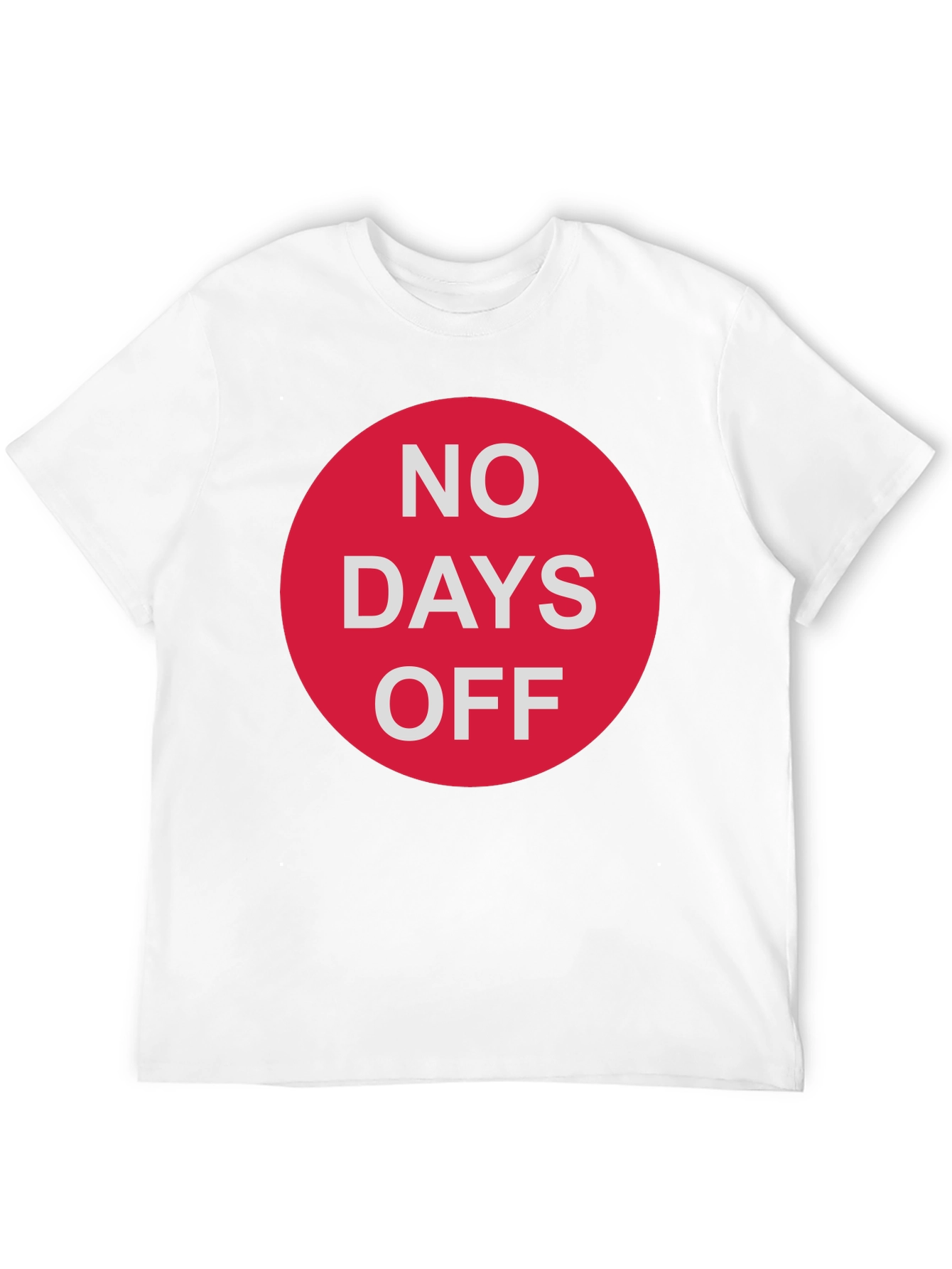 No Days Off Graphic Tee - Black
