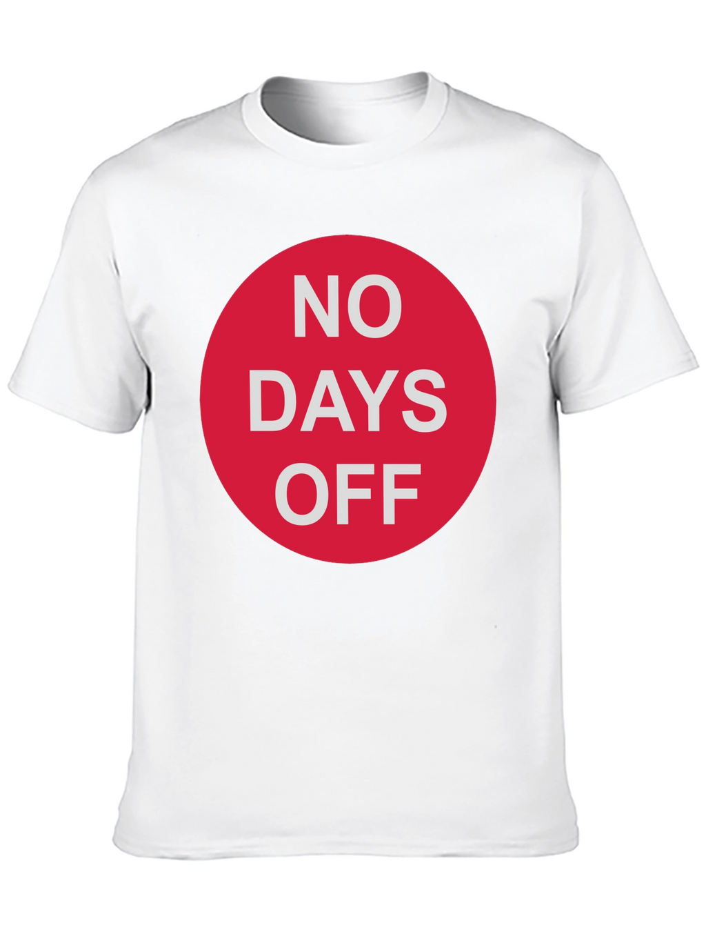 No Days Off Graphic Tee - Black