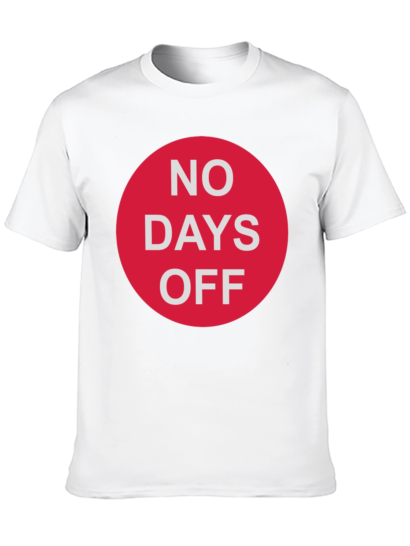 No Days Off Graphic Tee - Black