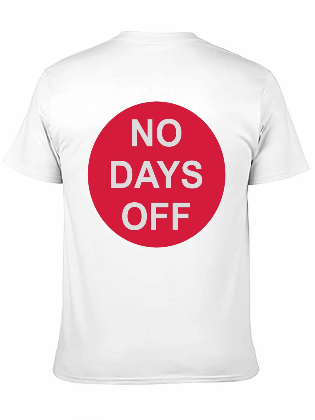 No Days Off Graphic Tee - Black