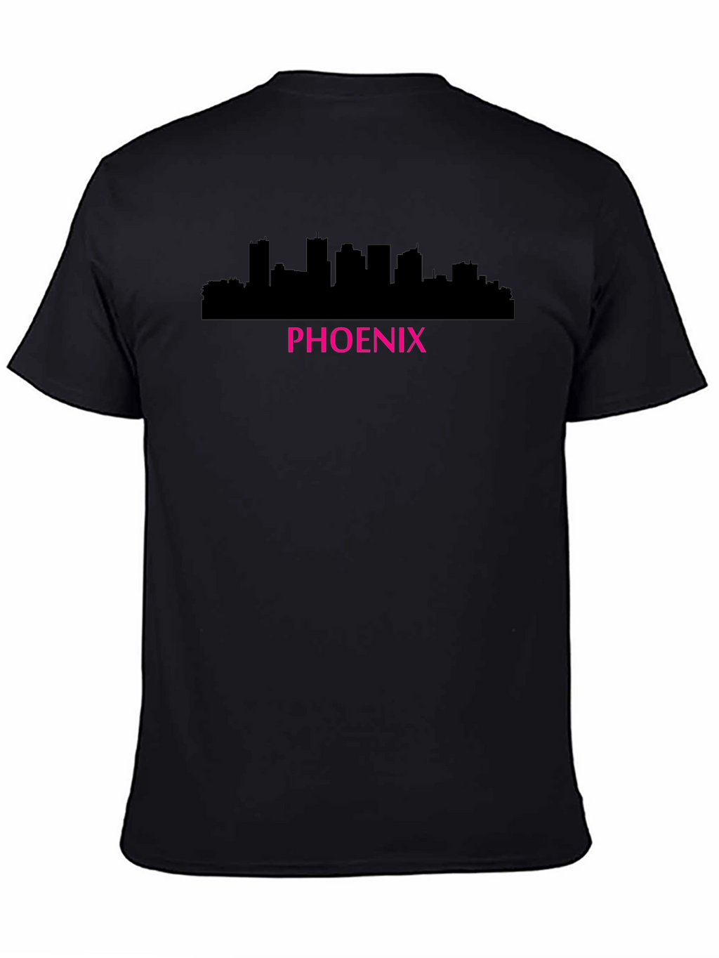 Phoenix Skyline Graphic Tee - Black
