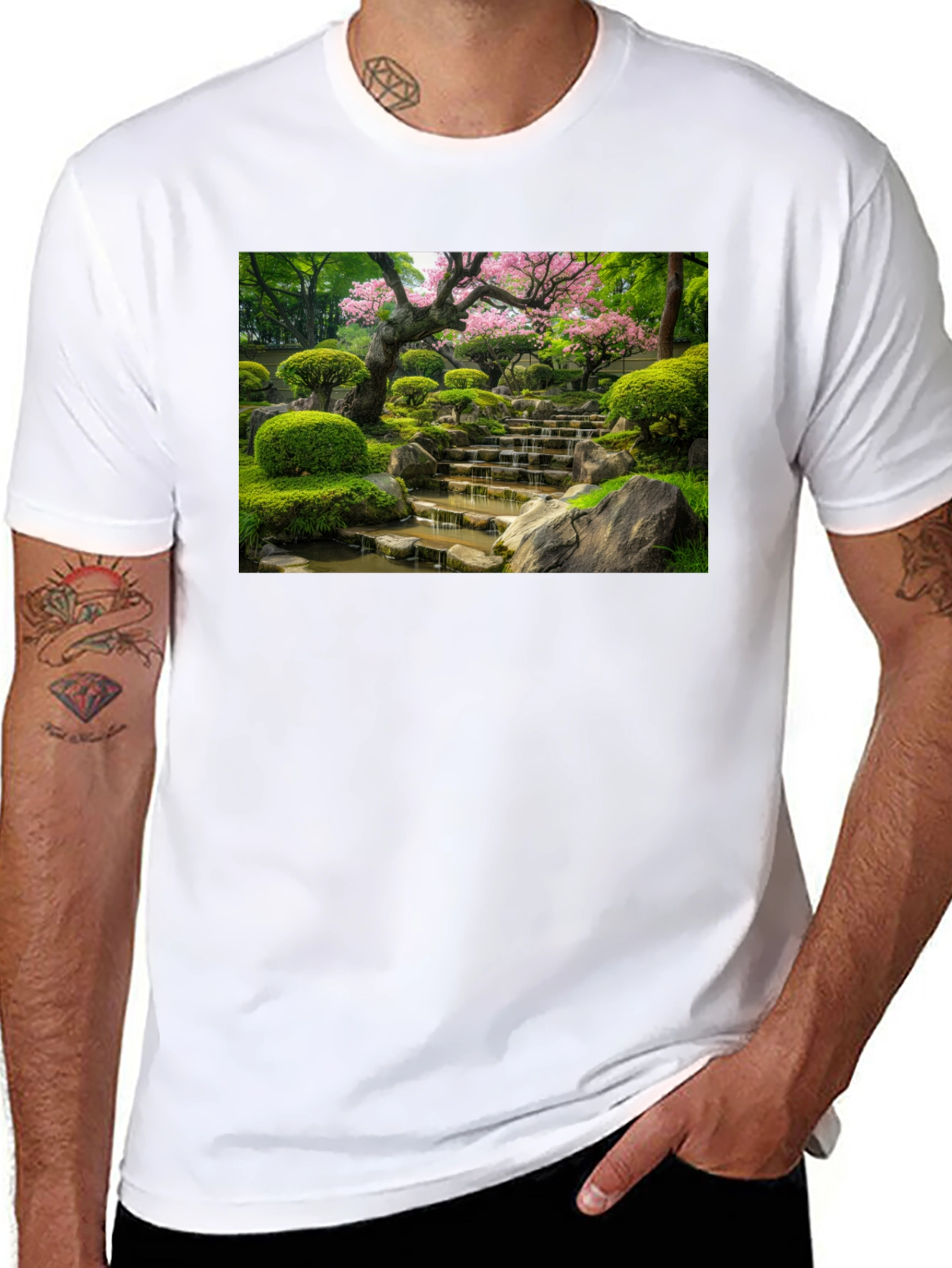 Zen Garden T-Shirt - Nature Inspired Apparel