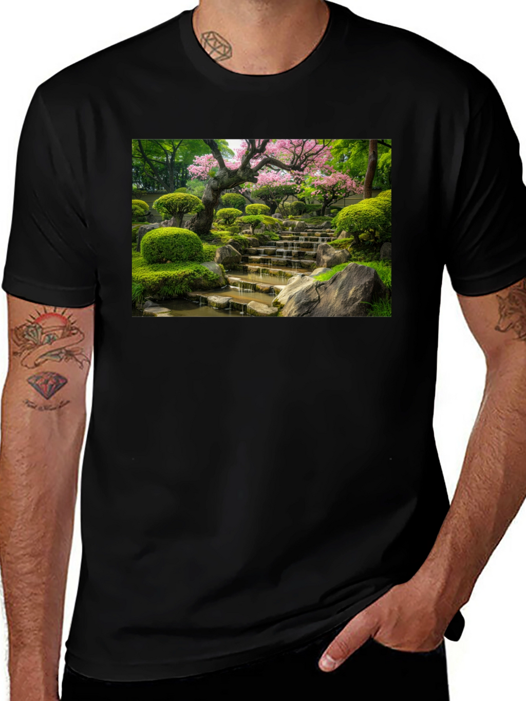 Zen Garden T-Shirt - Nature Inspired Apparel