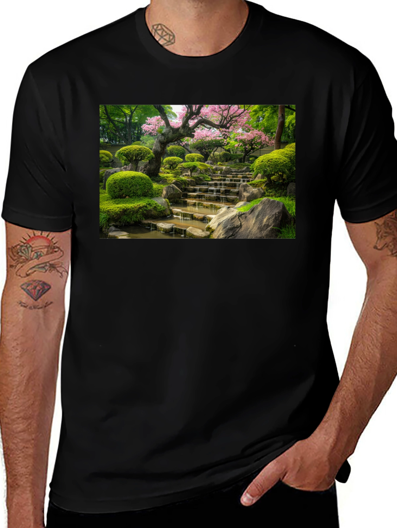 Zen Garden T-Shirt - Nature Inspired Apparel